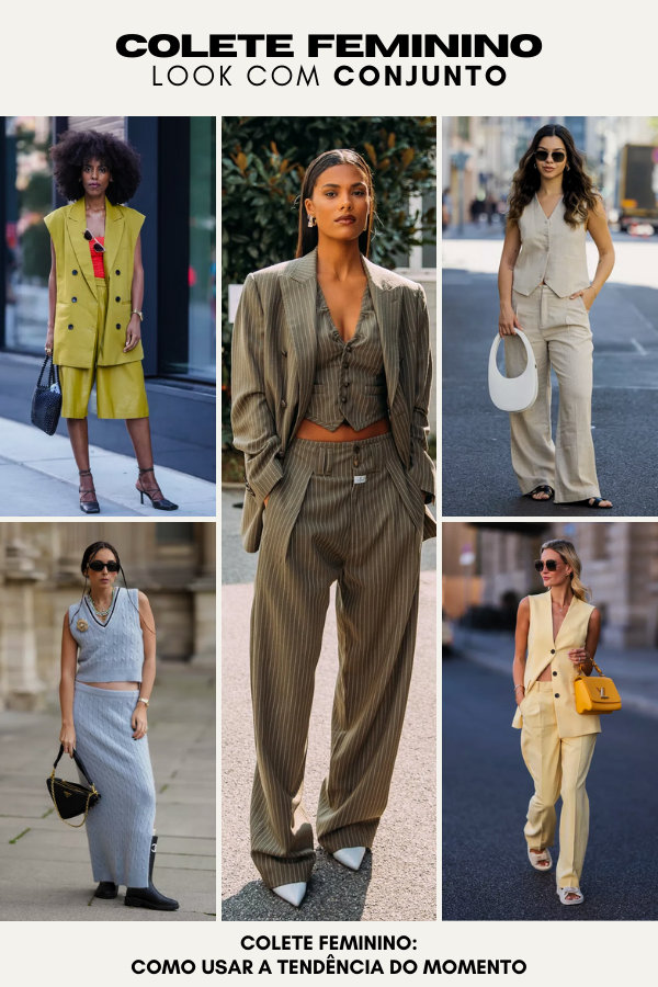 5 ideias de títulos:
1. Colete Alongado: O Guia Definitivo para um Estilo Sofisticado
2. Maxicolete: Como Incorporar essa Peça-Chave no seu Guarda-Roupa
3. Dicas de Styling: Transforme seu Visual com o Colete de Alfaiataria
4. Do Casual ao Elegante: Versatilidade do Colete Alongado
5. Colete Masculino: Tendências e Como Usar com Estilo