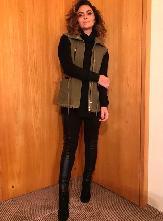 look colete alongado