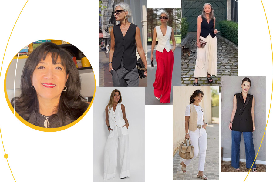 look colete alongado