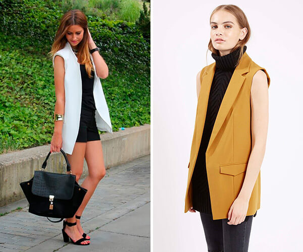 look colete alongado