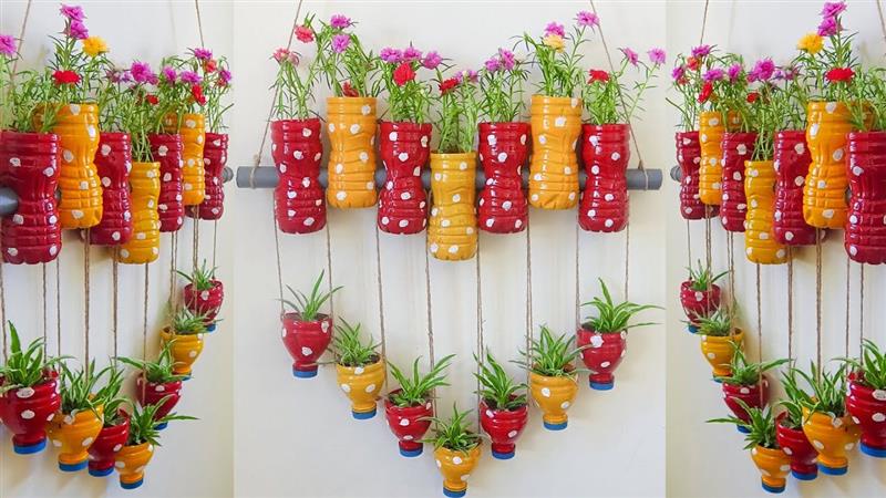 Por Que Escolher Garrafas PET para Seu Jardim Vertical? - inspiração 3