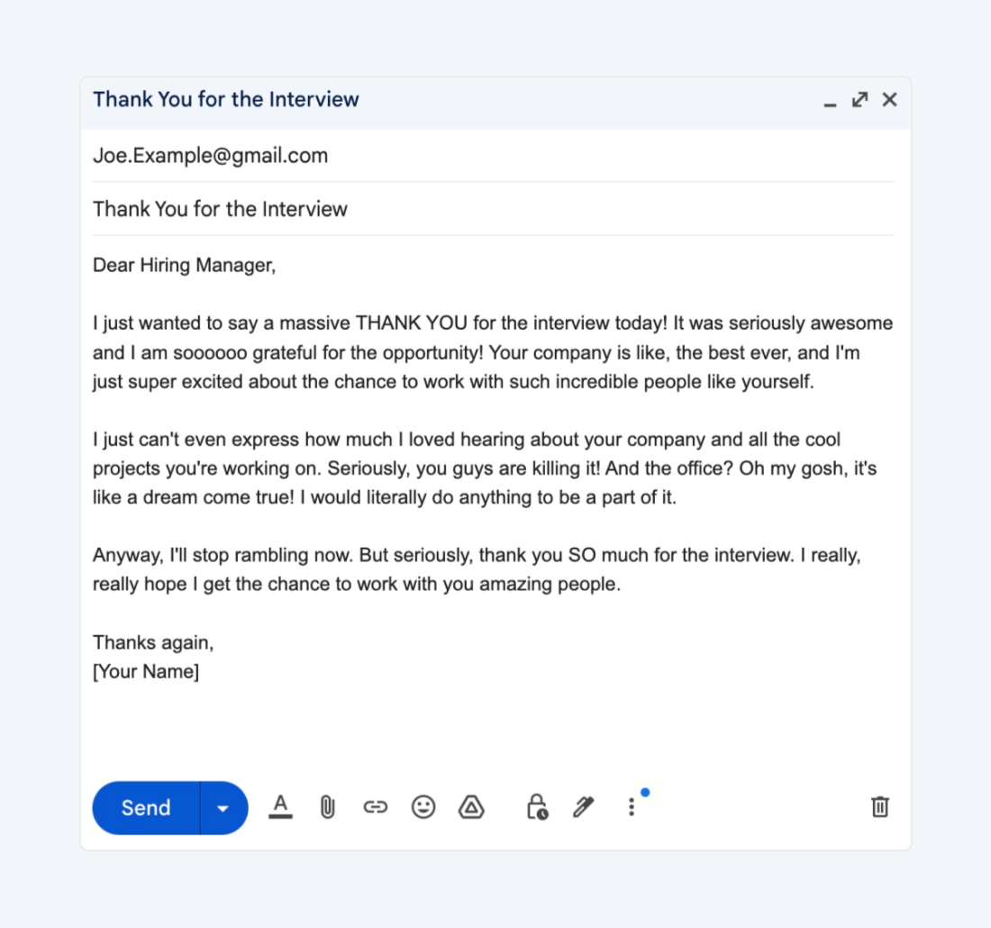 Por que o e-mail de agradecimento é crucial (e o que você pode perder se ignorar) - inspiração 2
