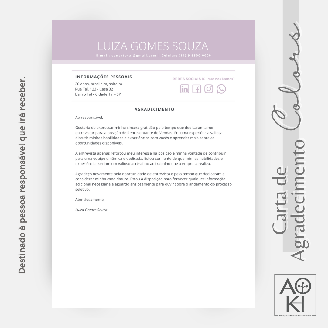 O que incluir para reforçar seu interesse e qualificações - inspiração 1