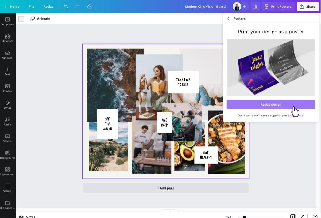 Explorando o Canva: Ferramentas Essenciais para Seu Vision Board - inspiração 1