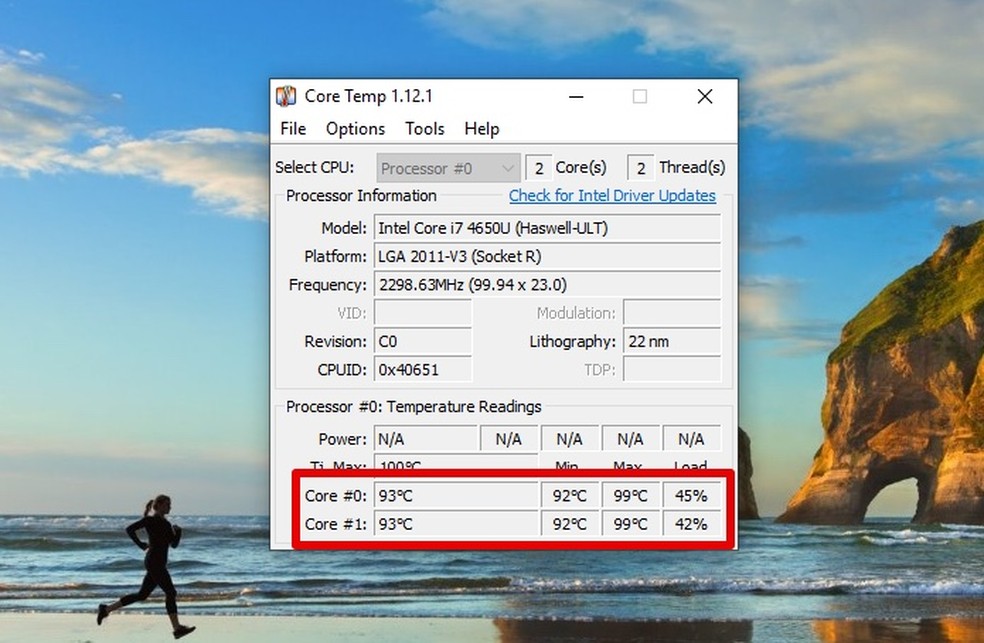 Ferramentas gratuitas para verificar a temperatura da CPU - inspiração 2