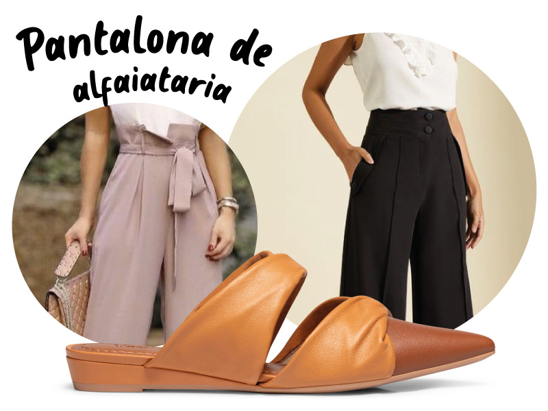 Ocasiões Especiais: Adaptando a Pantalona com Sapatilhas e Mocassins - inspiração 2