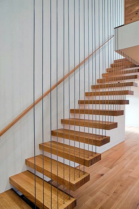 Por que escolher corrimão de corda para sua escada? - inspiração 2