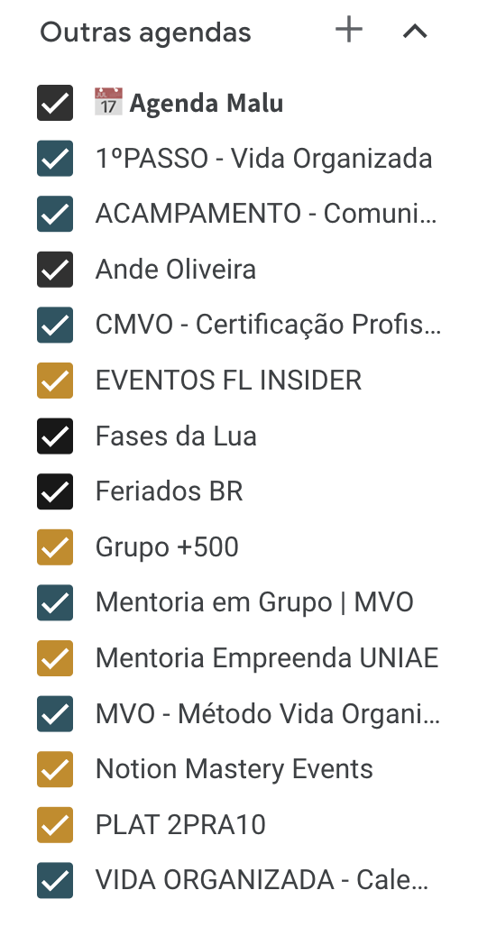 Compartilhando Agendas: Sincronizando a Vida a Dois ou em Família - inspiração 2