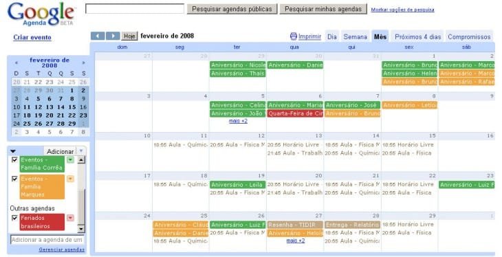 Compartilhando Agendas: Sincronizando a Vida a Dois ou em Família - inspiração 3