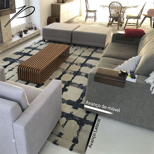 Meça seu espaço: Antes de tudo, tire as medidas exatas da sua sala. Um erro aqui pode comprometer todo o visual. - inspiração 3