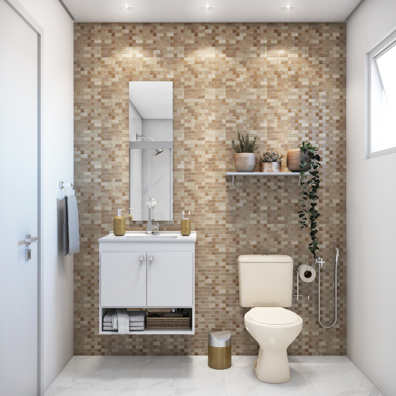 Onde Usar Pastilhas: Paredes, Box e Detalhes Criativos - inspiração 1