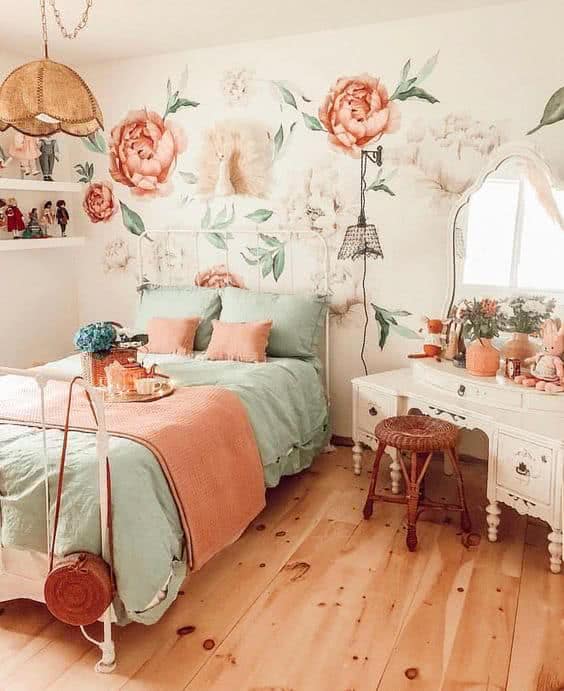 Cantinho de Estudo com Estilo: Funcionalidade e Charme - inspiração 1