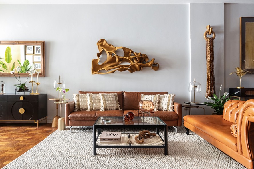 Industrial moderno: a força dos neutros com detalhes marcantes - inspiração 2