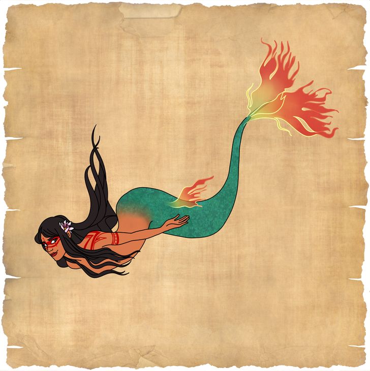 O Boitatá: A Serpente de Fogo Protetora da Natureza - inspiração 2