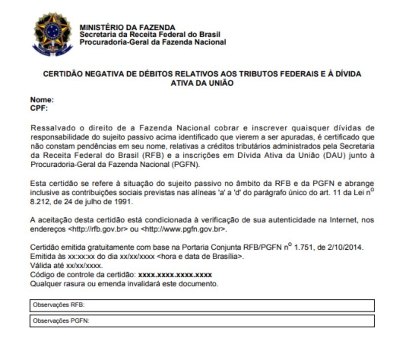 O que é a Certidão Negativa de Débitos (CND) e por que ela é importante para o MEI? - inspiração 1