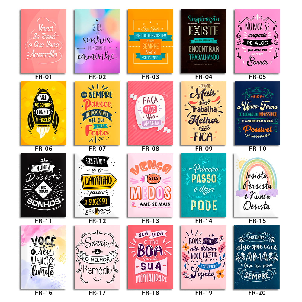 A Combinação Perfeita: Frases e Elementos Visuais - inspiração 2