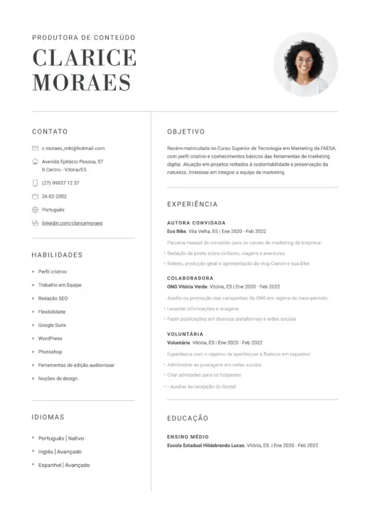 Educação: Destacando Seus Estudos e Conquistas Acadêmicas - inspiração 2