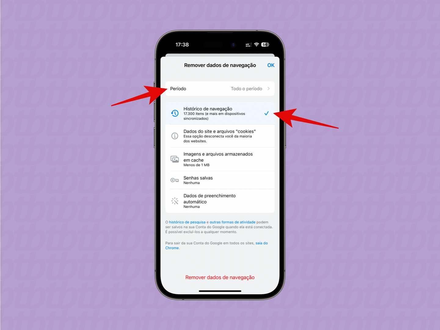 Filtros de Tempo: Escolhendo o Período do Histórico a Apagar - inspiração 2