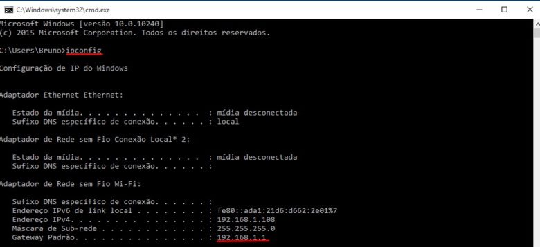 Salvando as Alterações e Verificando a Conexão - inspiração 1