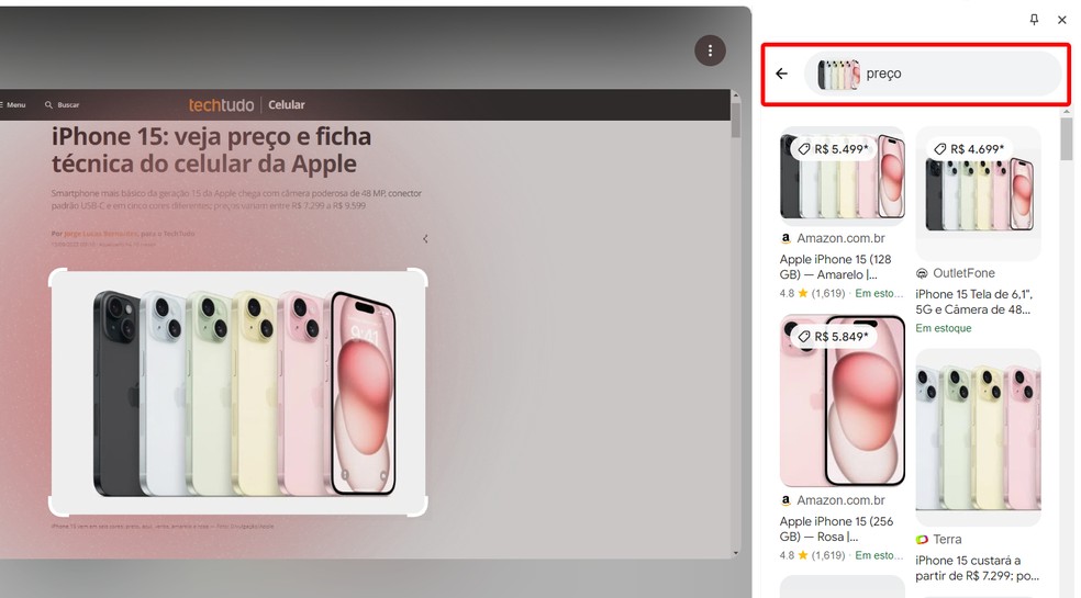 Pesquisando por Comidas Semelhantes e Informações Nutricionais - inspiração 1