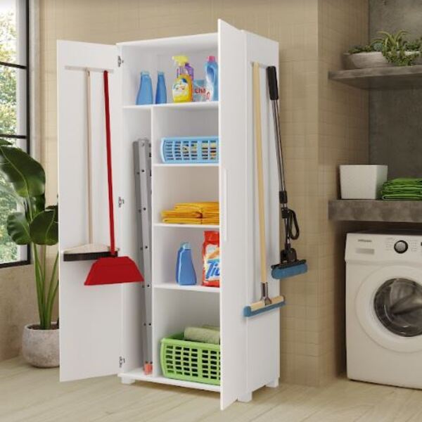 Principais benefícios de decoração de lavanderia com armário multiuso