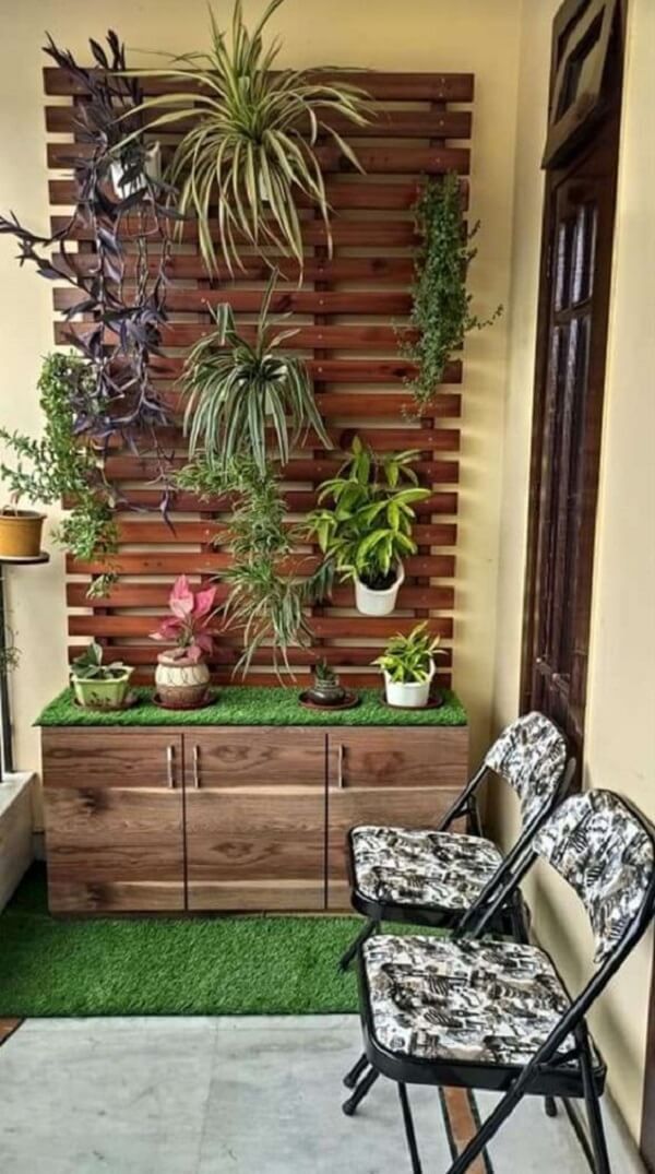 Estilo Boho Chic: Grama Sintética e Elementos Artesanais - inspiração 2