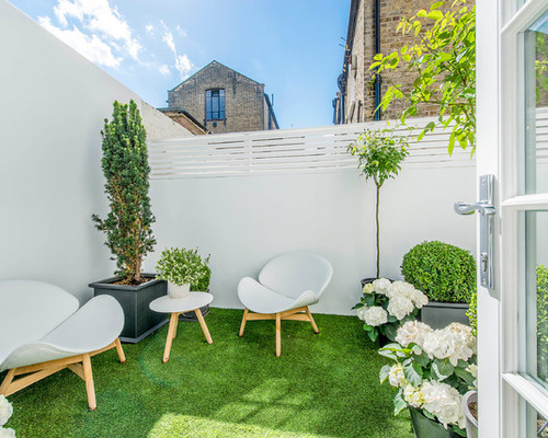 Cantinho Zen: Criando Paz com Grama Sintética e Elementos Naturais - inspiração 1