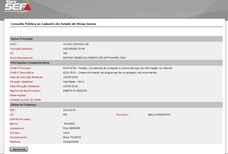 Prazo e Validade da Inscrição Estadual do MEI em Santa Catarina - inspiração 2