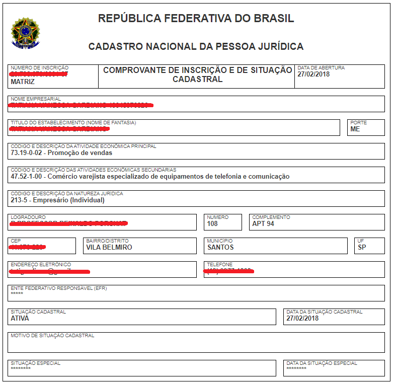 Seu número de CNPJ: como ele funciona para o MEI - inspiração 2