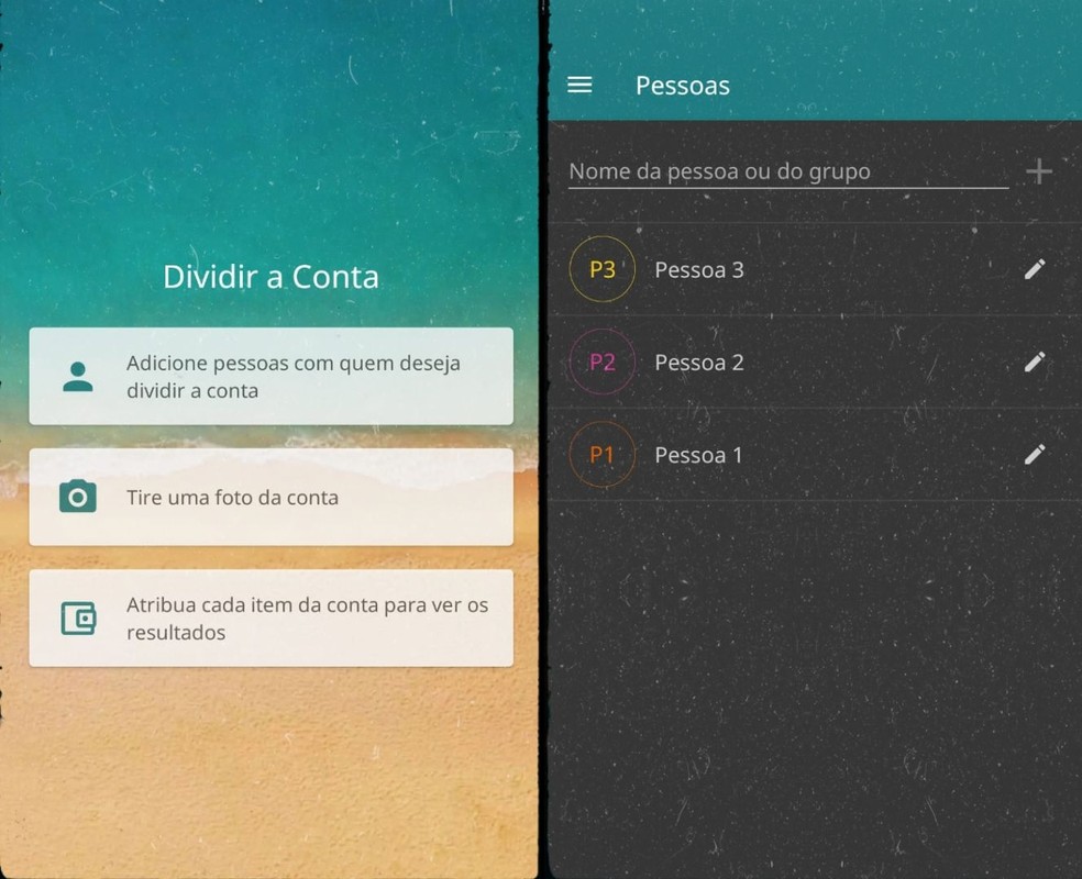 App 6: Dividindo Contas de Forma Transparente e Clara - inspiração 1