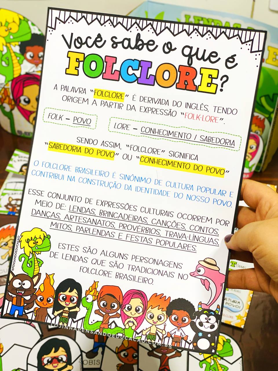 O Folclore na Literatura e no Cinema - inspiração 2