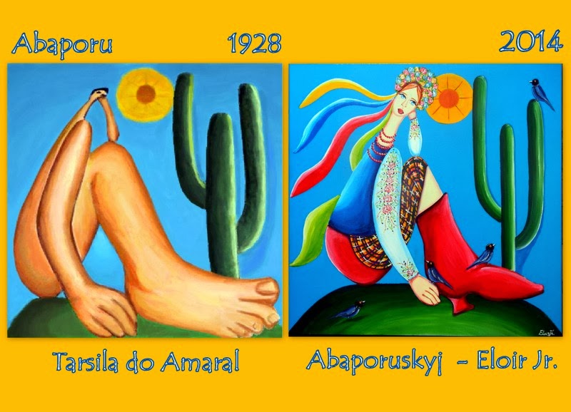 Interpretações Contemporâneas do Abaporu - inspiração 1