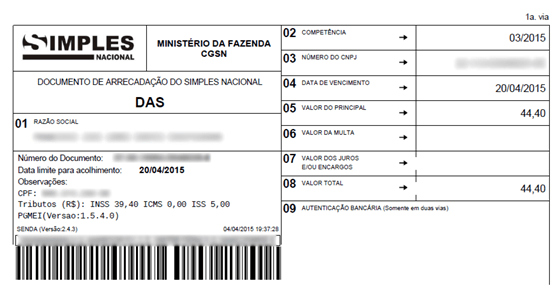 Preenchimento dos Dados Essenciais: Ano, Mês e Valor Devido - inspiração 2