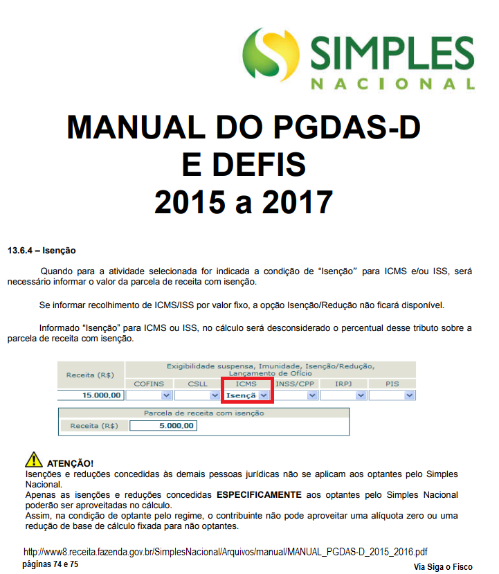 Quando o ICMS é Devido 'Por Fora' do DAS: Casos Específicos - inspiração 1