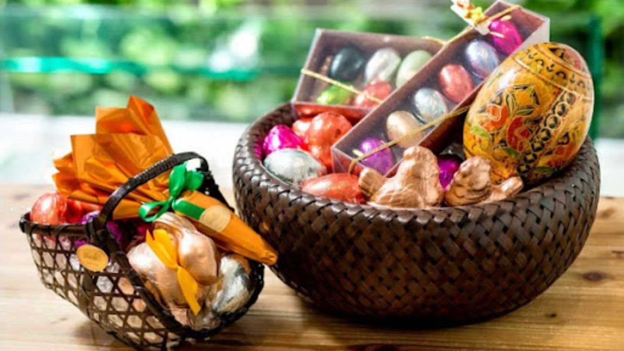 10 ideias criativas cesta de páscoa personalizada