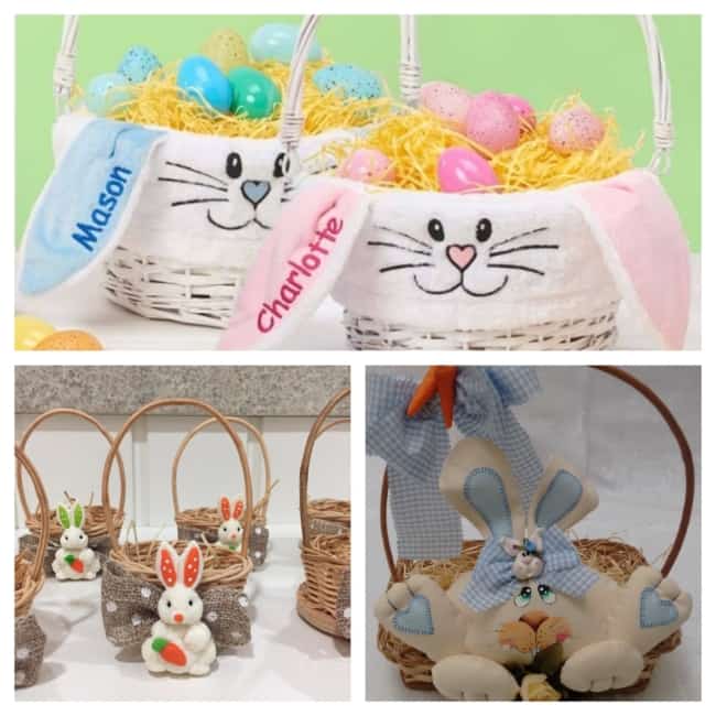 10 ideias criativas cesta de páscoa personalizada