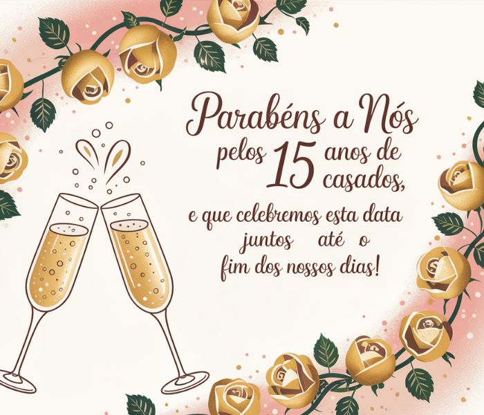 presente 15 anos de casados