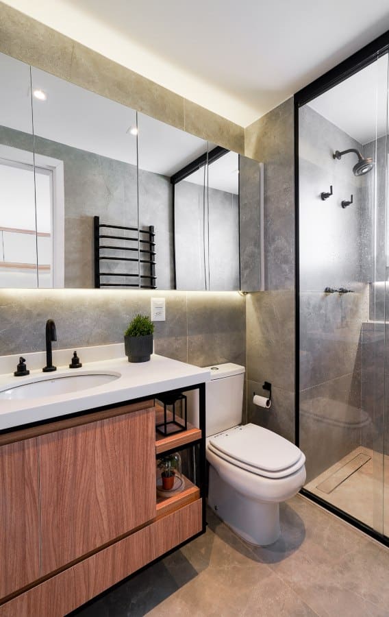 20 ideias de banheiro clean para se inspirar