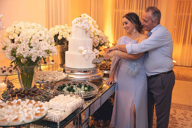 decoração bodas de prata