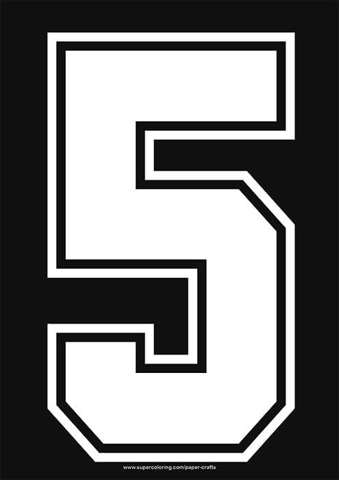 Desenhos do Número 5 para Colorir: Benefícios e Melhores Opções