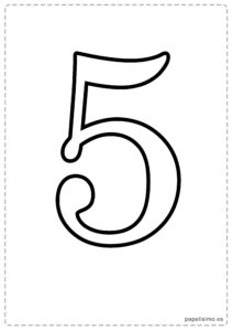 Desenhos do Número 5 para Colorir: Benefícios e Melhores Opções