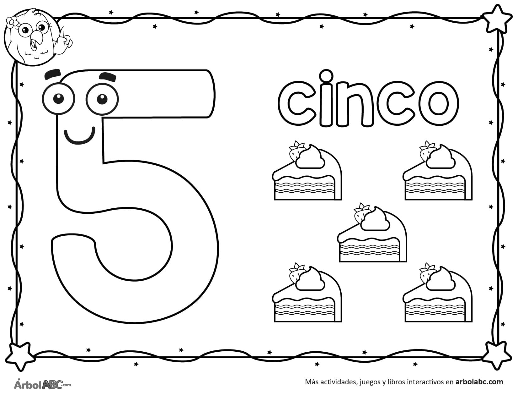 Desenhos do Número 5 para Colorir: Benefícios e Melhores Opções