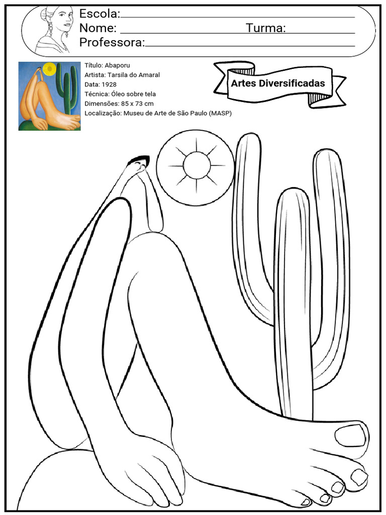 abaporu para pintar
