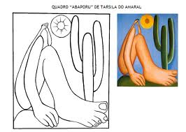 abaporu em pdf para colorir