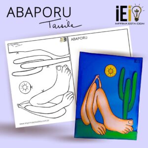 desenho abaporu para imprimir