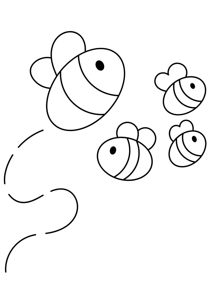 desenho de abelha para crianças