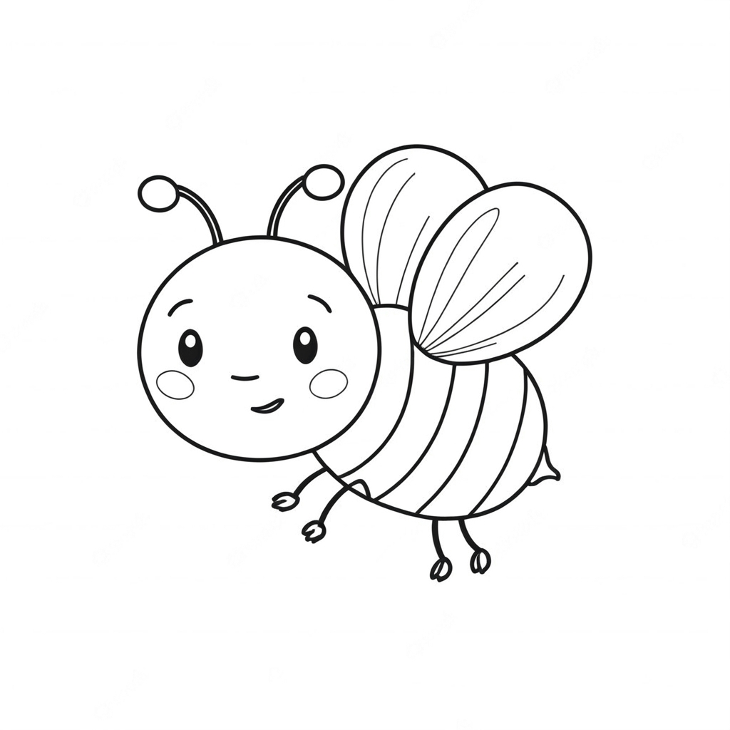 abelha desenho infantil