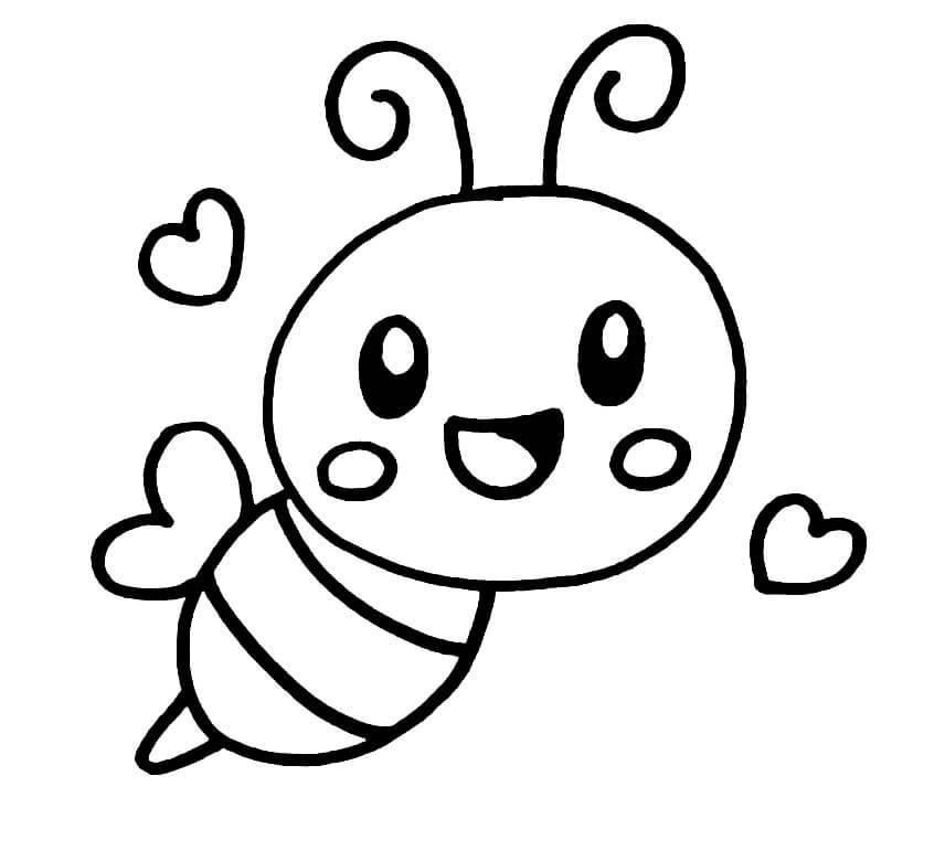 desenho de abelha para imprimir