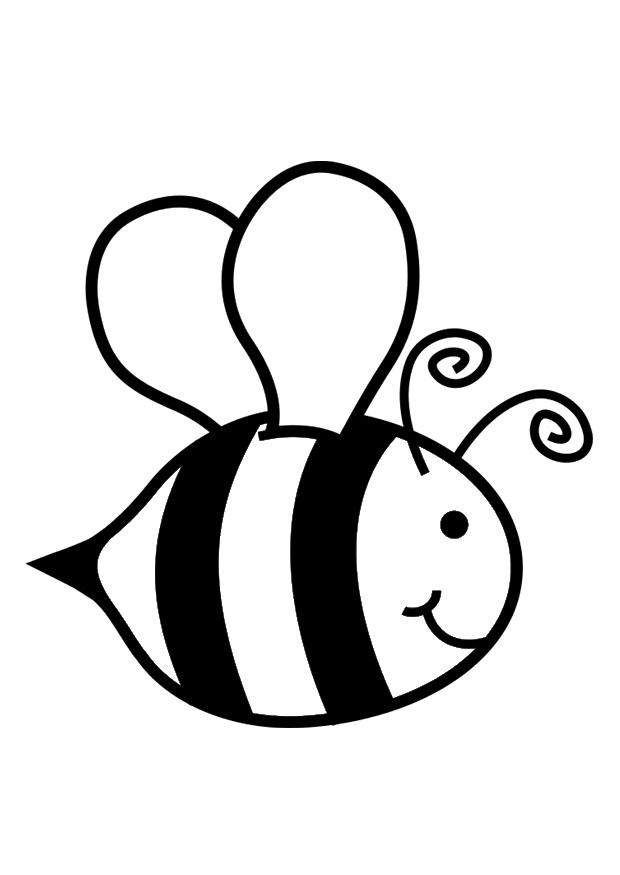 desenho de abelha fofa