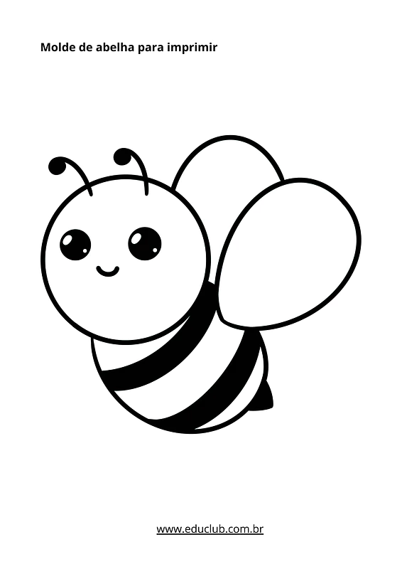 como desenhar abelha passo a passo